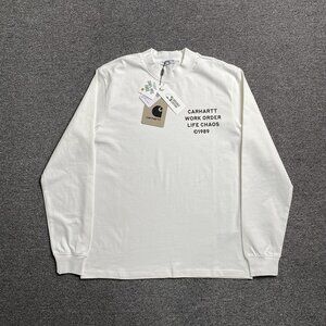 Carhartt White Hammer Print Long Sleeves